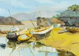 Abersoch by Eleanor Brooks, oil on panel, sold Apr 2026