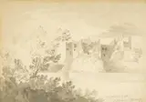 Chepstow Castle, North View by John Inigo Richards, 1765, watercolour, sold Apr 2026