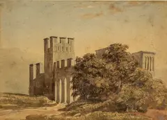 Llanthony Abbey by David Cox, watercolour, sold Apr 2026