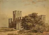 Llanthony Abbey by David Cox, watercolour, sold Apr 2026