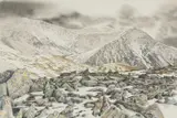 Y Carneddau by Alwyn Dempster Jones, pastel, sold Apr 2026
