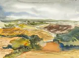 Untitled by Karel Lek, mixed media on card, sold Apr 2026
