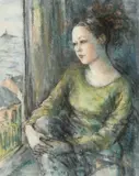 Untitled by Valerie Ganz, mixed media, sold Apr 2026