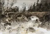 Betws-y-Coed by William Selwyn, mixed media, offered Apr 2026