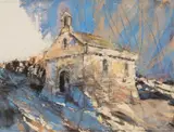 'St by David Tress, mixed media and paper, sold Apr 2026