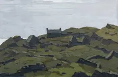 Untitled by Kyffin Williams, oil on canvas, sold Apr 2026