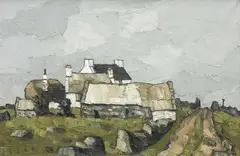 Anglesey by Kyffin Williams, oil on canvas, sold Apr 2026