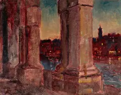 Untitled by Christopher Williams, oil on canvas, sold Apr 2026