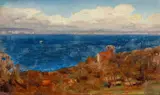 'Coastal Landscape by Christopher Williams, oil on canvas, sold Apr 2026