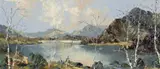 Llyn Cwm Bychan by Charles Wyatt Warren, oil on board, sold Apr 2026