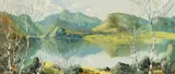 Snowdon from Fachwen by Charles Wyatt Warren, oil on board, sold Apr 2026