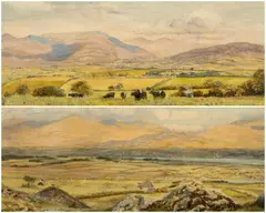 Menai Straits from Anglesey by John Brett, oil on panel, sold Apr 2026