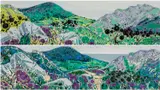 Penmaenmawr I by Katie Allen, 2018, acrylic, sold Apr 2026