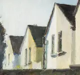 Terrace, Canton by Mark Samuel, oil on panel, sold Apr 2026