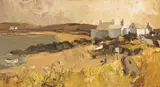 Trewan, Cemlyn Beach by Audrey Hind, oil on board, sold Apr 2026