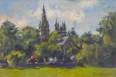Untitled by David Griffiths, oil on canvas, sold Apr 2026