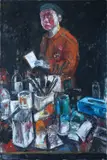 Postcard by Shani Rhys James, oil on canvas, sold Apr 2026