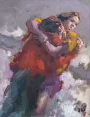 Lift Off by Kevin Sinnott, oil on linen, sold Apr 2026