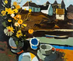 Harbour Window by Donald McIntyre, oil, sold Apr 2026