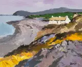 Cottage by the Sea by Donald McIntyre, acrylic, sold Apr 2026