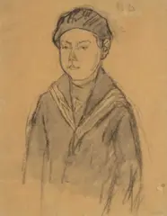 Boy in Sailor by Gwen John, pencil and wash, sold Apr 2026