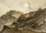 Untitled by Kyffin Williams, watercolour, sold Apr 2026