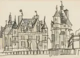 Untitled by Kyffin Williams, pencil and watercolour, sold Apr 2026