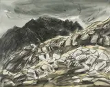 Untitled by Kyffin Williams, watercolour, sold Apr 2026