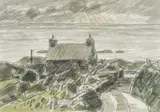 Untitled by Kyffin Williams, watercolour & pencil, sold Apr 2026