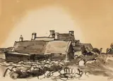 Untitled by Kyffin Williams, ink and wash, sold Apr 2026