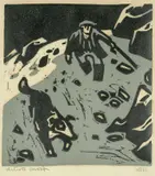 s proof linocut - by Kyffin Williams, linocut, sold Apr 2026