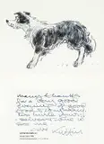 Print - sheepdog by Kyffin Williams, print, sold Apr 2026