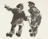 Limited edition by Kyffin Williams, lithograph, sold Apr 2026