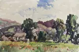 Untitled by Will Evans, watercolour, sold Mar 2026