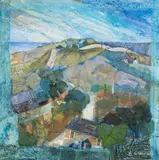 Road to Sea by Barbara Stewart, mixed media and pastel, sold Mar 2026