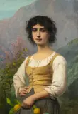 'La Récolte Des Citrons by Charles Zacharie Landelle, oil on canvas, sold Mar 2026