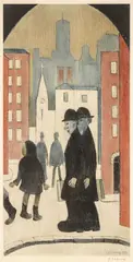 Limited edition by L. S. Lowry, lithograph, offered Mar 2026