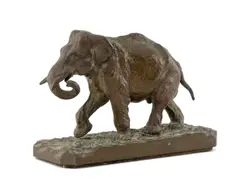 On rectangular plinth by Christophe Fratin, bronze, sold Mar 2026