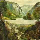 Wye Valley, Monmouthshire by George Willis-Pryce, oil on canvas, sold Mar 2026