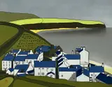 Aberdaron by Tom Jones, pastel on card, sold Mar 2026