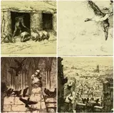 The Sheepfold by George Marples, pencil, sold Mar 2026
