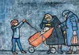 The Grandchild by Karel Lek, print, sold Feb 2026