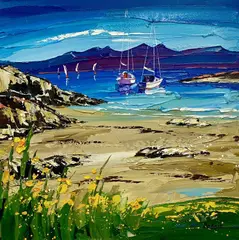 Waiting to Sail II by Lynn Rodgie, oil on canvas, sold Feb 2026