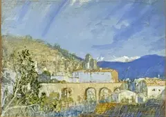 Avila by Cecil Arthur Hunt, watercolour, sold Feb 2026