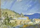 Avila by Cecil Arthur Hunt, watercolour, sold Feb 2026