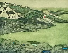 s proof etching aquatint - by Audrey Hind, 2012, etching, sold Feb 2026