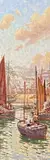 Evening Glow, St Ives by Arthur Moorwood White, oil on board, sold Jan 2026