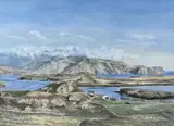 Canna by Wendy Sutton, pastel, offered Jan 2026