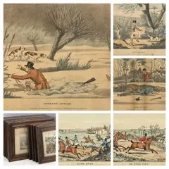 Six colour prints - including shooting by Henry Alken, print (other), sold Jan 2026