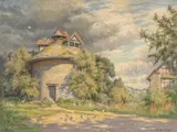 Untitled by Albert Edward Hayes, 1943, oil on canvas, sold Jan 2026